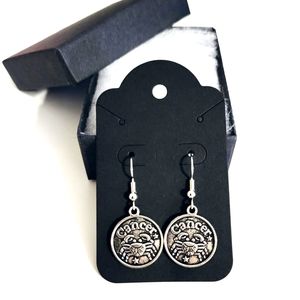 Zodiac Earrings Cancer
